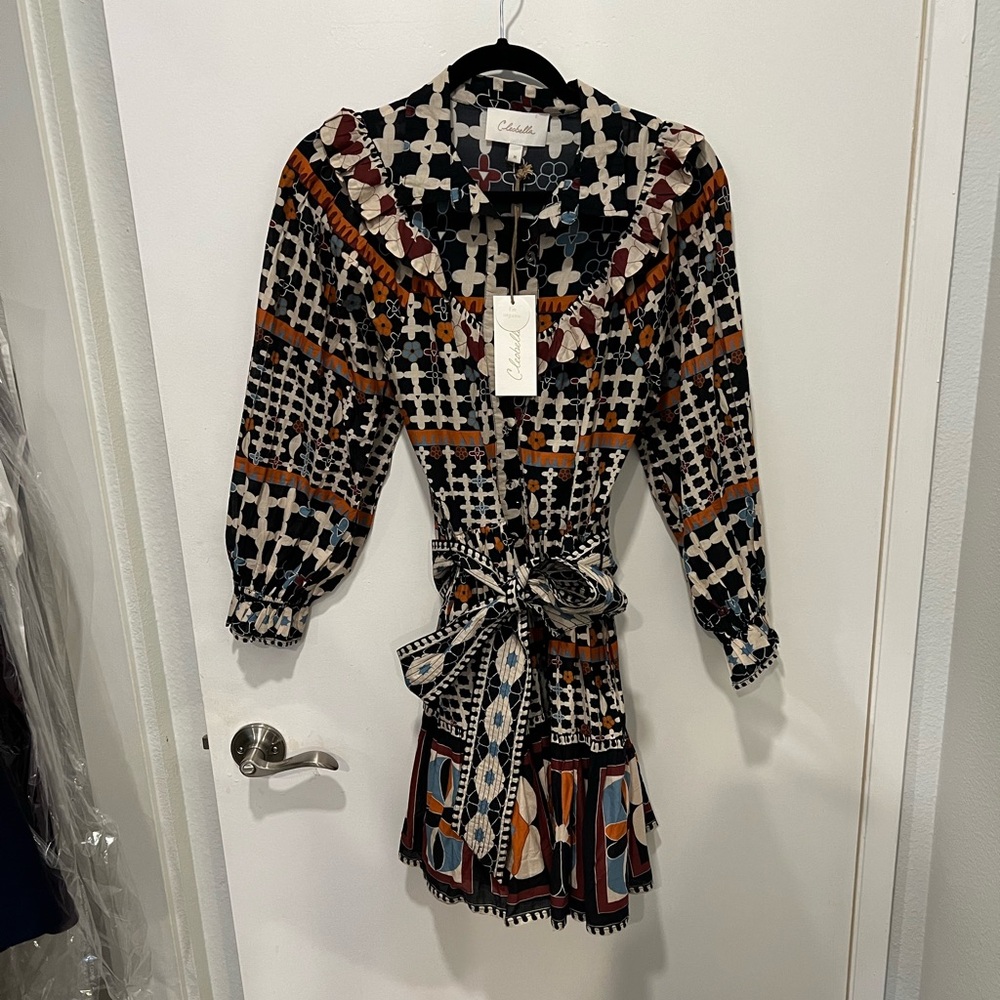 NWT Cleobella Lottie Mini Dress in Deco